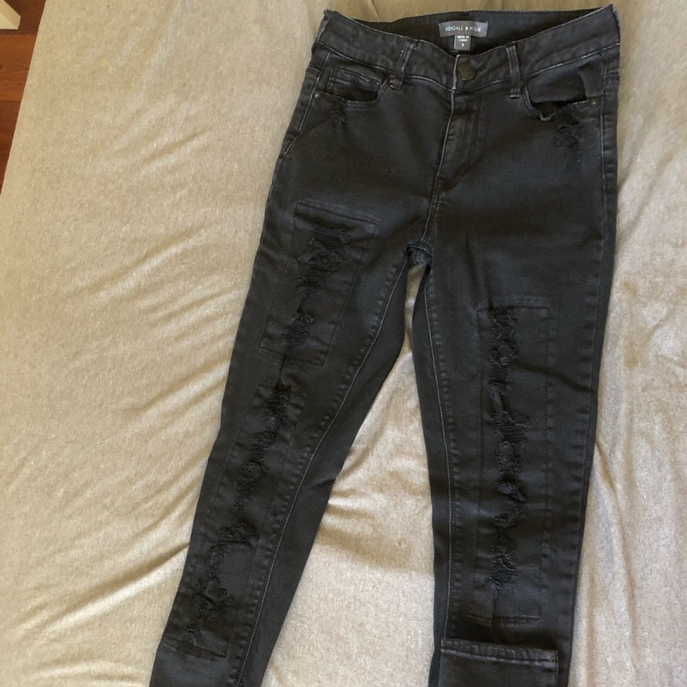 Kendall & Kylie black skinny jeans